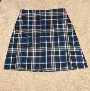 John Galt blue & black Cara skirt